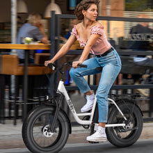 Load image into Gallery viewer, Hiboy EX6 Step-thru Fat Tire Electric Bike White