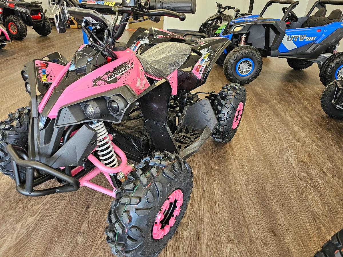 Pink Four Wheelers Veloz ATV-06 110cc Kids ATV