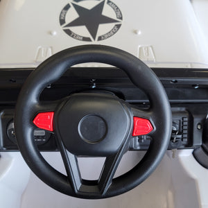 Mudslinger jeep steering wheel.