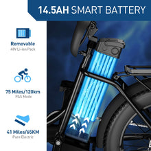 Charger l&#39;image dans la galerie, HiBoy - EX6F Foldable Electric Bike Blue
