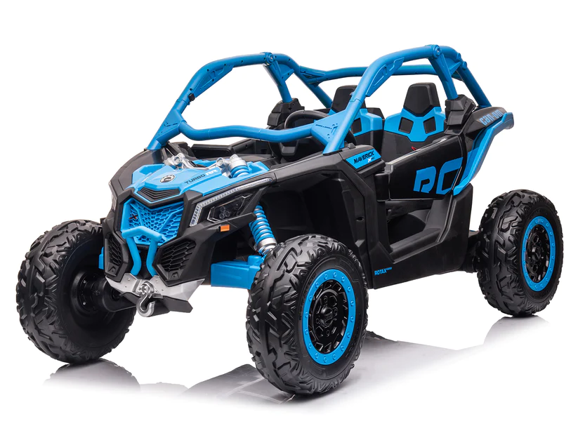 Licensed Can-Am Maverick 4WD Double 24V Blue