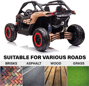 Officially Licensed Can-Am Maverick 2x24V Batteries and 4 Motors (4WD) RS Edition