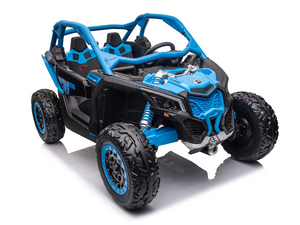 Licensed Can-Am Maverick 4WD Double 24V Blue