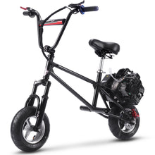 Charger l'image dans la galerie, https://mototecusa.com/assets/images/MT-Mini-Bike-V2-52cc_Black_6.jpg