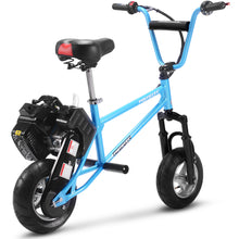 Charger l'image dans la galerie, https://mototecusa.com/assets/images/MT-Mini-Bike-V2-52cc_Blue_3.jpg
