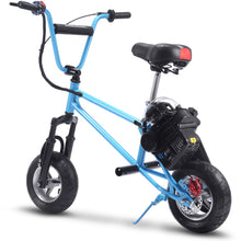 Charger l'image dans la galerie, https://mototecusa.com/assets/images/MT-Mini-Bike-V2-52cc_Blue_4.jpg