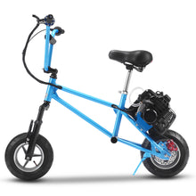Charger l'image dans la galerie, https://mototecusa.com/assets/images/MT-Mini-Bike-V2-52cc_Blue_5.jpg