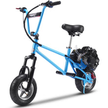 Charger l'image dans la galerie, https://mototecusa.com/assets/images/MT-Mini-Bike-V2-52cc_Blue_6.jpg