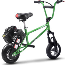 Charger l'image dans la galerie, https://mototecusa.com/assets/images/MT-Mini-Bike-V2-52cc_Green_3.jpg