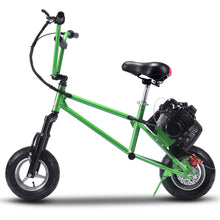 Charger l'image dans la galerie, https://mototecusa.com/assets/images/MT-Mini-Bike-V2-52cc_Green_5.jpg