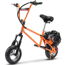 Charger l'image dans la galerie, https://mototecusa.com/assets/images/MT-Mini-Bike-V2-52cc_Orange_6.jpg