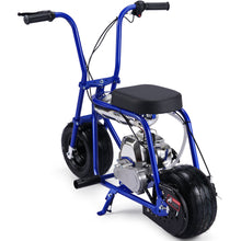 Charger l'image dans la galerie, https://mototecusa.com/assets/images/Wild-Rover-49cc-Mini-Bike_Blue_4.jpg