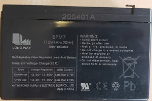 12v7ah Rechargeable Battery ELITE